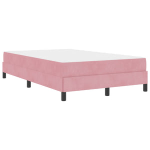 Boxspringbett Rosa mit Matratze 120x190 cm