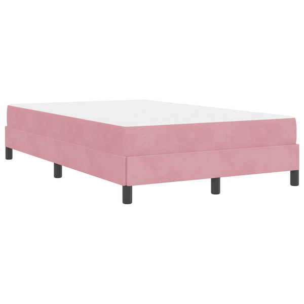 Boxspringbett Rosa mit Matratze 120x190 cm