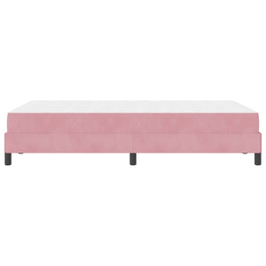 Boxspringbett Rosa mit Matratze 120x190 cm