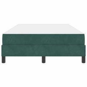 Boxspringbett Dunkelgrün mit Matratze 120x200 cm
