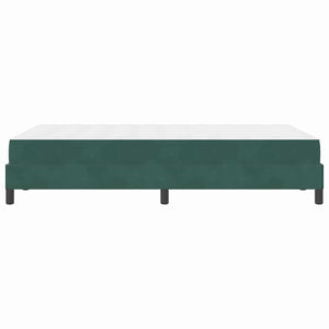 Boxspringbett Dunkelgrün mit Matratze 120x200 cm