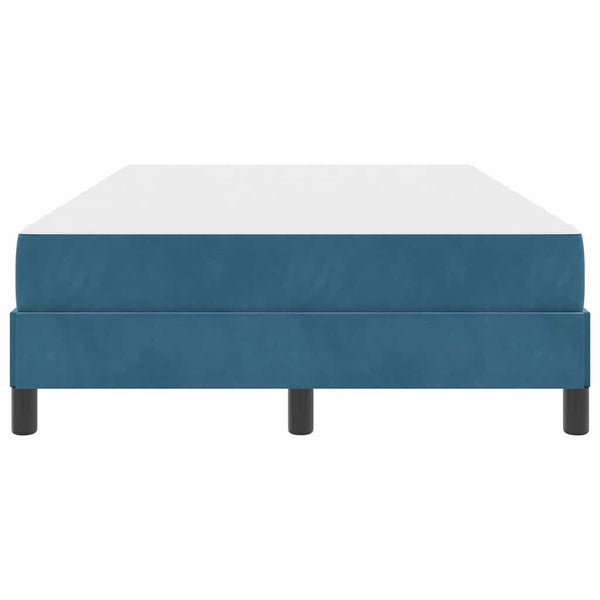 Boxspringbett mit Matratze Dunkelblau 120x200 cm