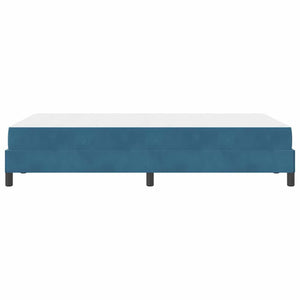 Boxspringbett mit Matratze Dunkelblau 120x200 cm