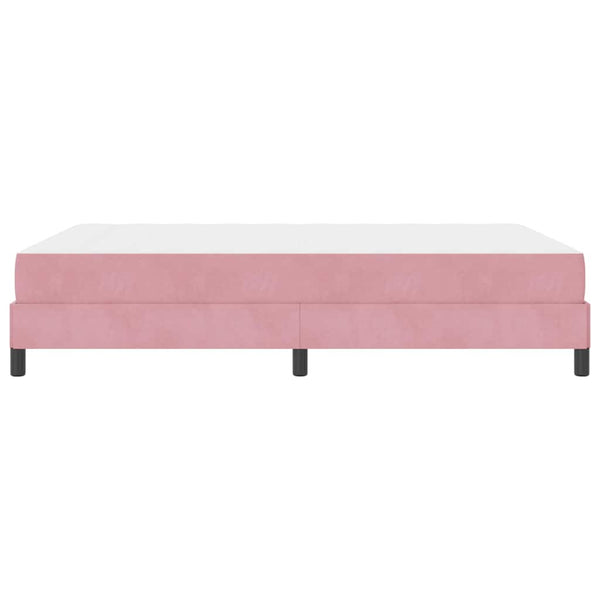 Boxspringbett Rosa mit Matratze 140x190 cm