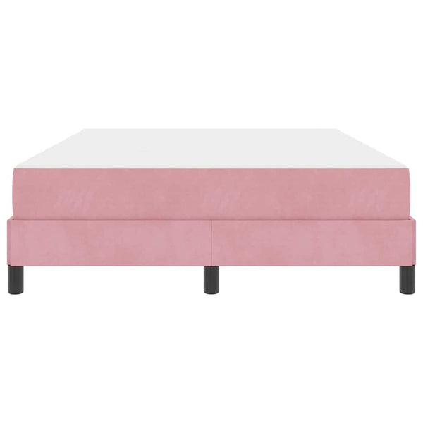 Boxspringbett Rosa mit Matratze 160x200 cm