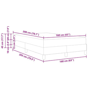 Boxspringbett Rosa mit Matratze 160x200 cm