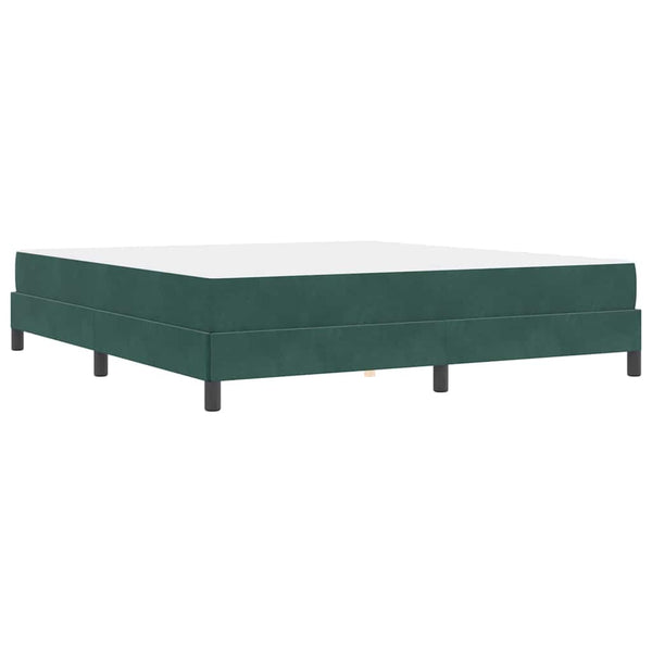 Boxspringbett Dunkelgrün 180x200 cm mit Matratze
