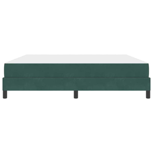 Boxspringbett Dunkelgrün 180x200 cm mit Matratze