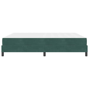 Boxspringbett Dunkelgrün 180x200 cm mit Matratze
