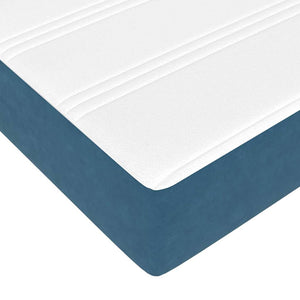 Boxspringbett mit Matratze Dunkelblau 180x200 cm