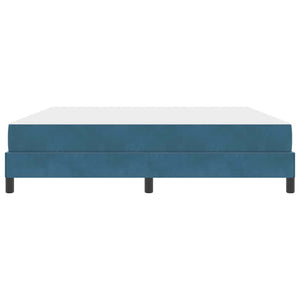 Boxspringbett mit Matratze Dunkelblau 180x200 cm