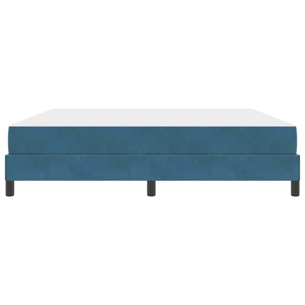 Boxspringbett mit Matratze Dunkelblau 180x200 cm