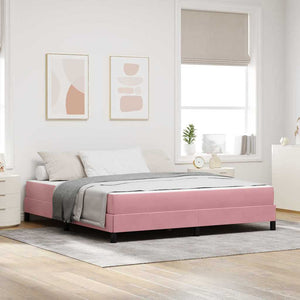 Boxspringbett Rosa 180x200 cm mit Matratze