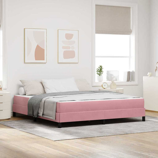 Boxspringbett Rosa 180x200 cm mit Matratze