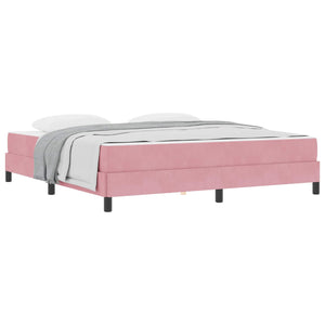 Boxspringbett Rosa 180x200 cm mit Matratze