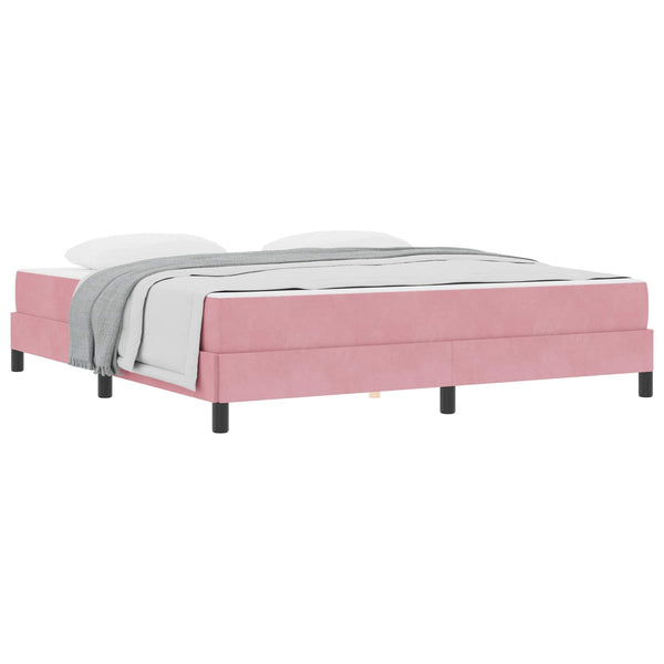 Boxspringbett Rosa 180x200 cm mit Matratze