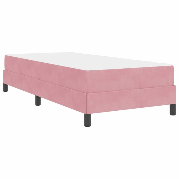 Boxspringbett Rosa 80x210 cm mit Matratze