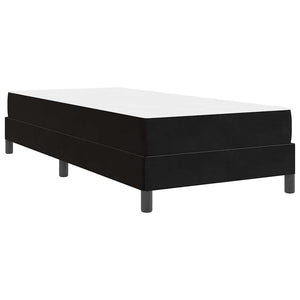 Boxspringbett mit Matratze Schwarz 90x210 cm
