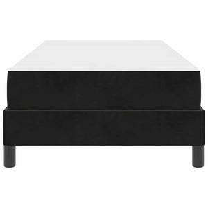 Boxspringbett mit Matratze Schwarz 90x210 cm
