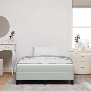 Boxspringbett mit Matratze Hellgrau 120x210 cm