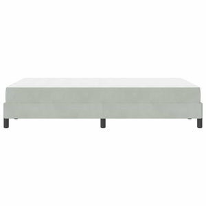 Boxspringbett mit Matratze Hellgrau 120x210 cm