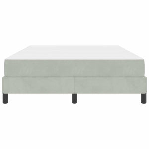 Boxspringbett mit Matratze Hellgrau 140x210 cm