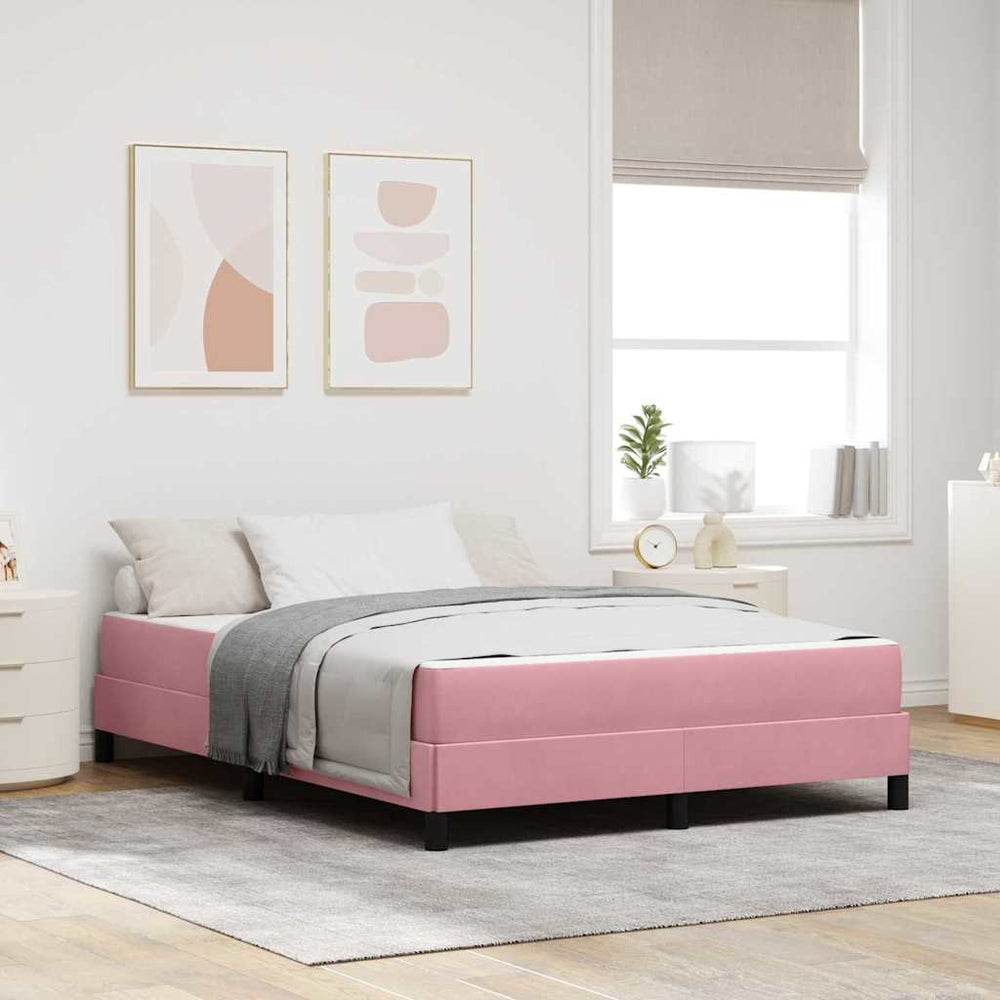Boxspringbett Rosa 160x210 cm mit Matratze