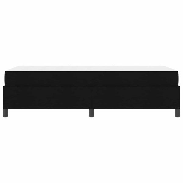 vidaXL Box Spring Bed Black 80 x 200 cm Fabric