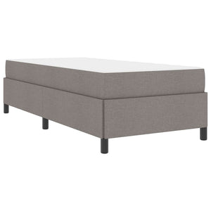 vidaXL Box Spring Bed Taupe 80 x 200 cm Fabric