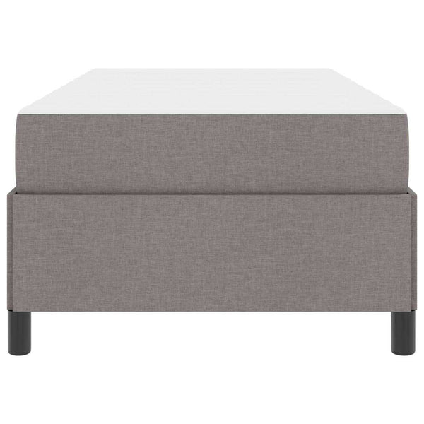 vidaXL Box Spring Bed Taupe 80 x 200 cm Fabric