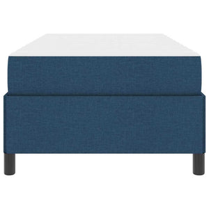 vidaXL Box Spring Bed Blue 80 x 200 cm Fabric