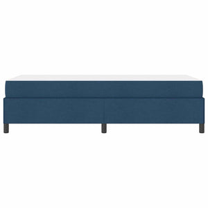 vidaXL Box Spring Bed Blue 80 x 200 cm Fabric