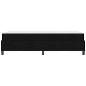 vidaXL Box Spring Bed Black 100 x 200 cm Fabric