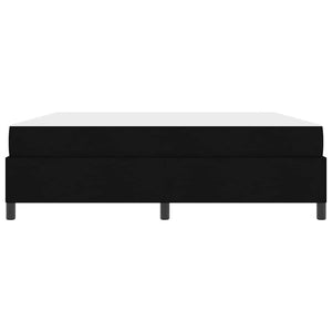 vidaXL Box Spring Bed Black 180 x 200 cm Fabric