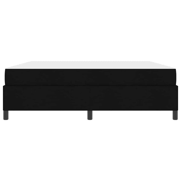 vidaXL Box Spring Bed Black 180 x 200 cm Fabric