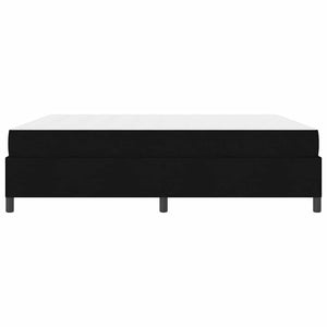 vidaXL Box Spring Bed Black 180 x 200 cm Fabric