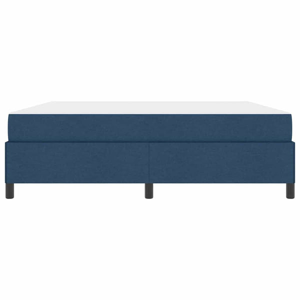 vidaXL Box Spring Bed Blue 180 x 200 cm Fabric