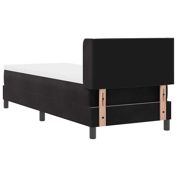 vidaXL Box Spring Bed with Headboard Black 200 x 80 cm Velvet