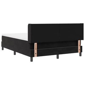 vidaXL Box Spring Bed with Headboard Black 200 x 160 cm Velvet