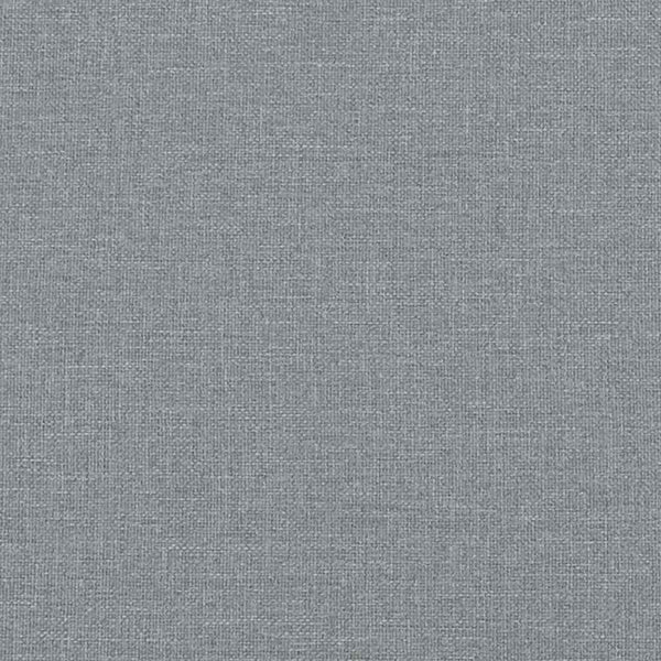 vidaXL LED Divan Bed with Pillows Light Grey 120 x 200 cm Fabric