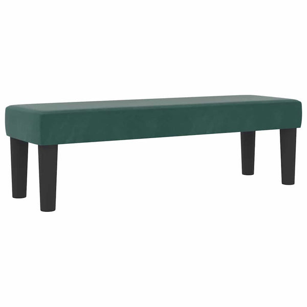 vidaXL Box Spring Bed with Headboard Dark Green 200 x 120 cm Velvet