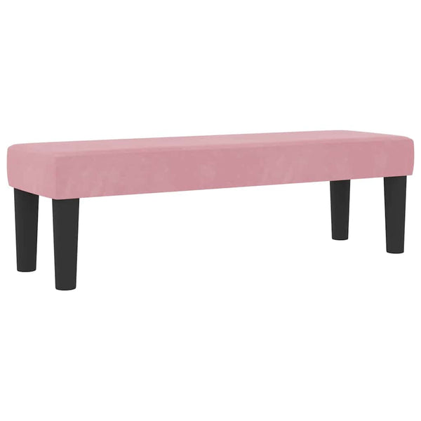 vidaXL Box Spring Bed with Headboard Pink 200 x 120 cm Velvet