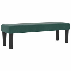 vidaXL Box Spring Bed with Headboard Dark Green 120 x 200 cm Velvet