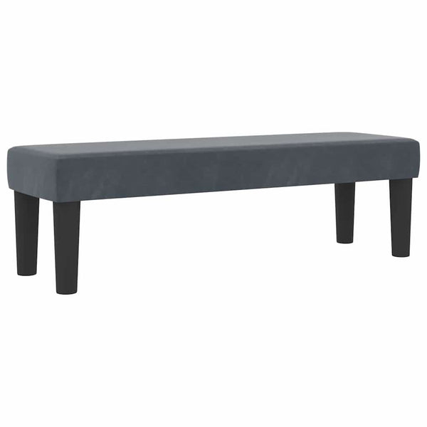 vidaXL Box Spring Bed with Pillows Dark Grey 200 x 160 cm Velvet