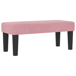 vidaXL Box Spring Bed with Cushions and Headboard Pink 200 x 100 cm Velvet
