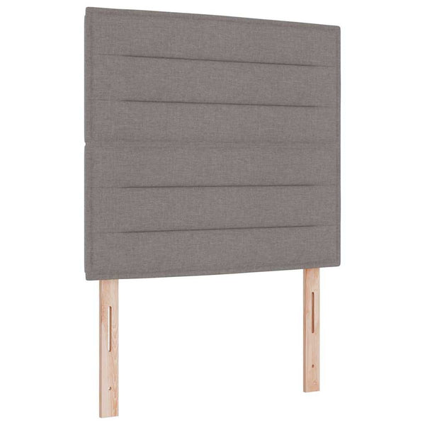vidaXL Bed Frame with Headboard Taupe 80 x 200 cm Fabric