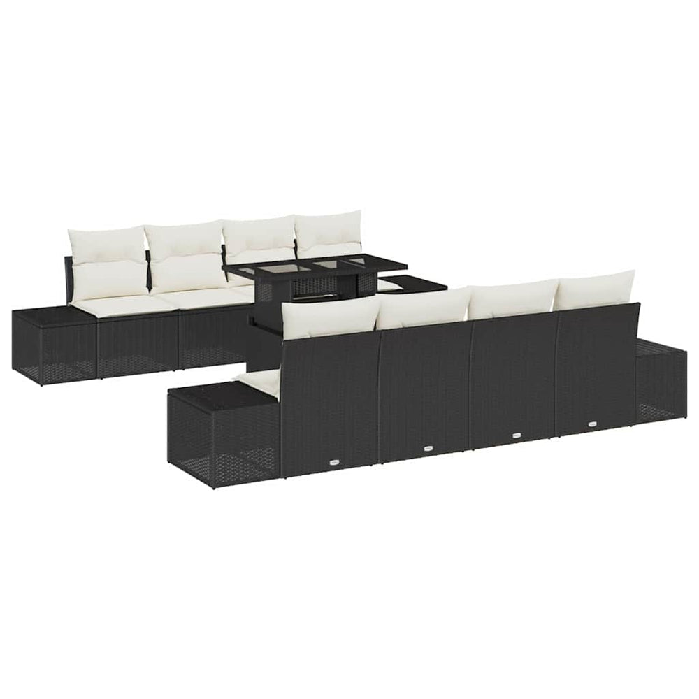 Gartensofa Set 9-teilig mit Stauraum