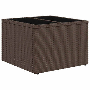 vidaXL Sofa Set with Cushions with Storage 6 pcs Brown Poly Rattan