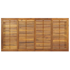 vidaXL Outdoor Dining Set 9 pcs Beige Solid Acacia Wood