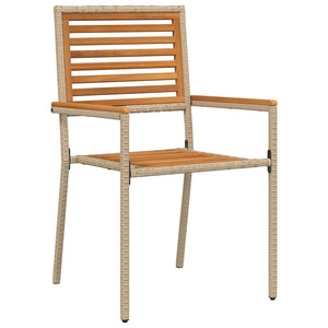 vidaXL Garden Dining Set 3 pcs Beige Solid Acacia Wood